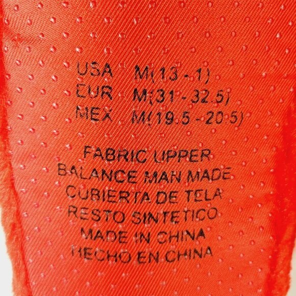 DanDee Kids Red Fuzzy Elf Holiday Slippers Size M 13-1 - Picture 7 of 8